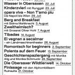 Convivenza – Casa sil Punct Gemeinschaft erleben – von Juni bis Oktober 2023 in Obersaxen Meierhof